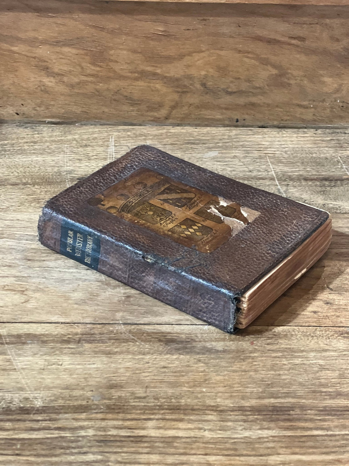 1927 - The New Popular Pocket Webster Dictionary Book 