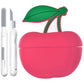 Cherry Silicone Case + Cleaning Tool for AirPods Pro®: Red Posh Tech