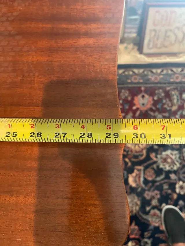 Antique Mahogany Flip-Top Console Table — Transformable Dining / Game Table