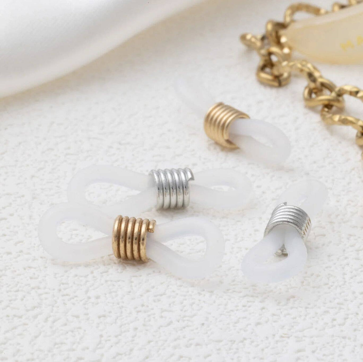 Sunglass Connectors: Stainless WJW