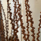 20" Amber Vase with Dried Floral Stalks - The Mustard Seed Collection, The Seed