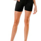 V-Waist Ribbed Shorts – High Waist Sculpt Fit: Black MIO WHOLESALE