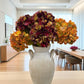 22" Artificial Hydrangea Stem –Fall Theme Large Bloom: Plum Green - The Mustard Seed Collection, The Seed