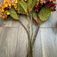 22" Artificial Hydrangea Stem –Fall Theme Large Bloom: Plum Green - The Mustard Seed Collection, The Seed