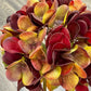 22" Artificial Hydrangea Stem –Fall Theme Large Bloom: Plum Green - The Mustard Seed Collection, The Seed