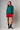 Red Corduroy Pleated Mini Skirt Rareraw