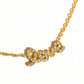 LOVE 18K Gold Non-Tarnish Love Letter Necklace: Amour-Gold