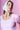 Pink Scallop Edge Puff Sleeve Crop Knit Sweater Rareraw