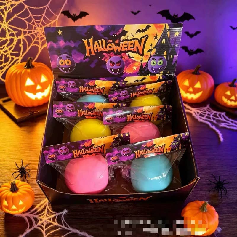Sensory Toys: Halloween Face Swap Squishers! Barefoot Beauties