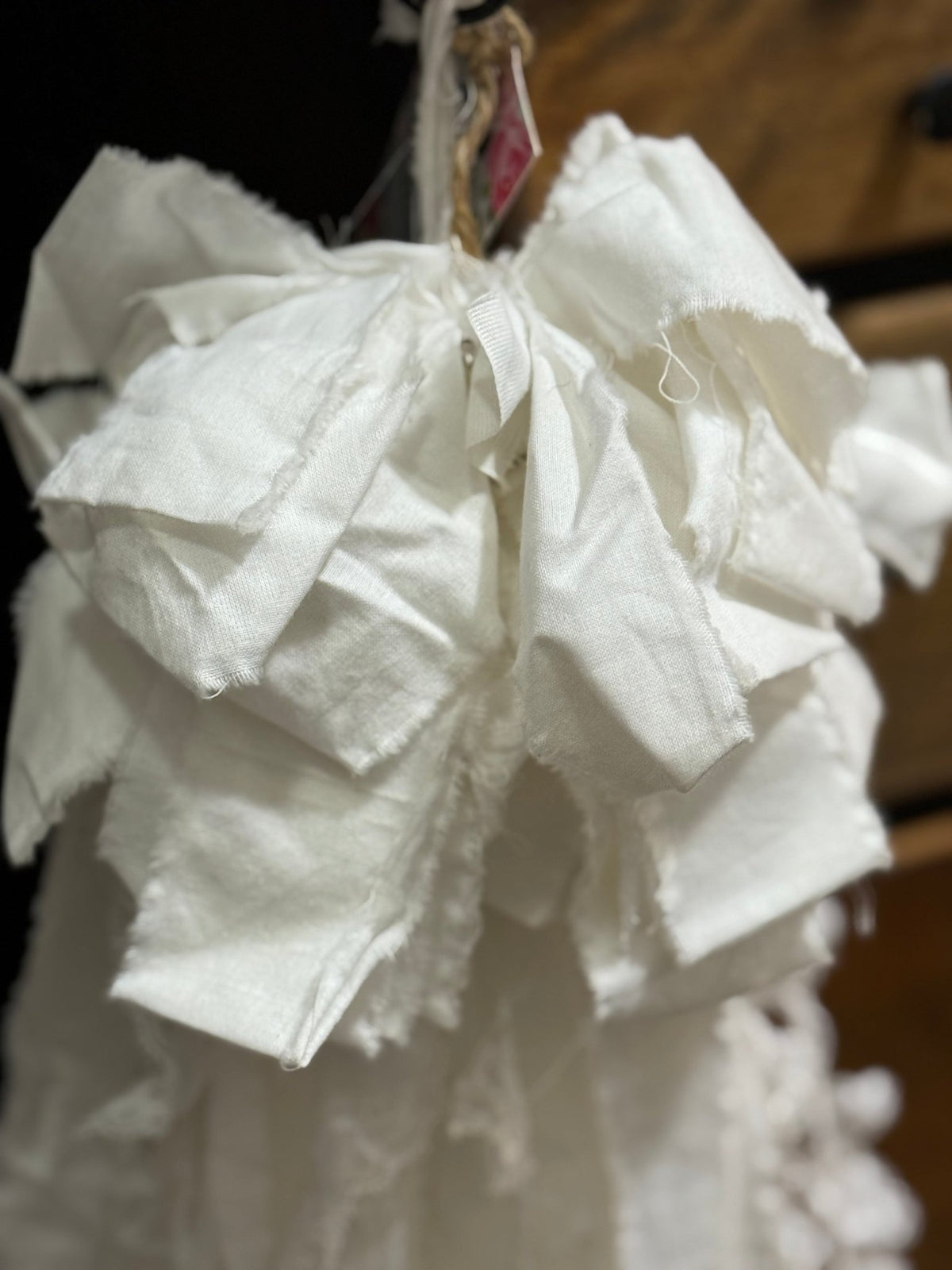 24" Ragcouture Bow - The Mustard Seed Collection, The Seed
