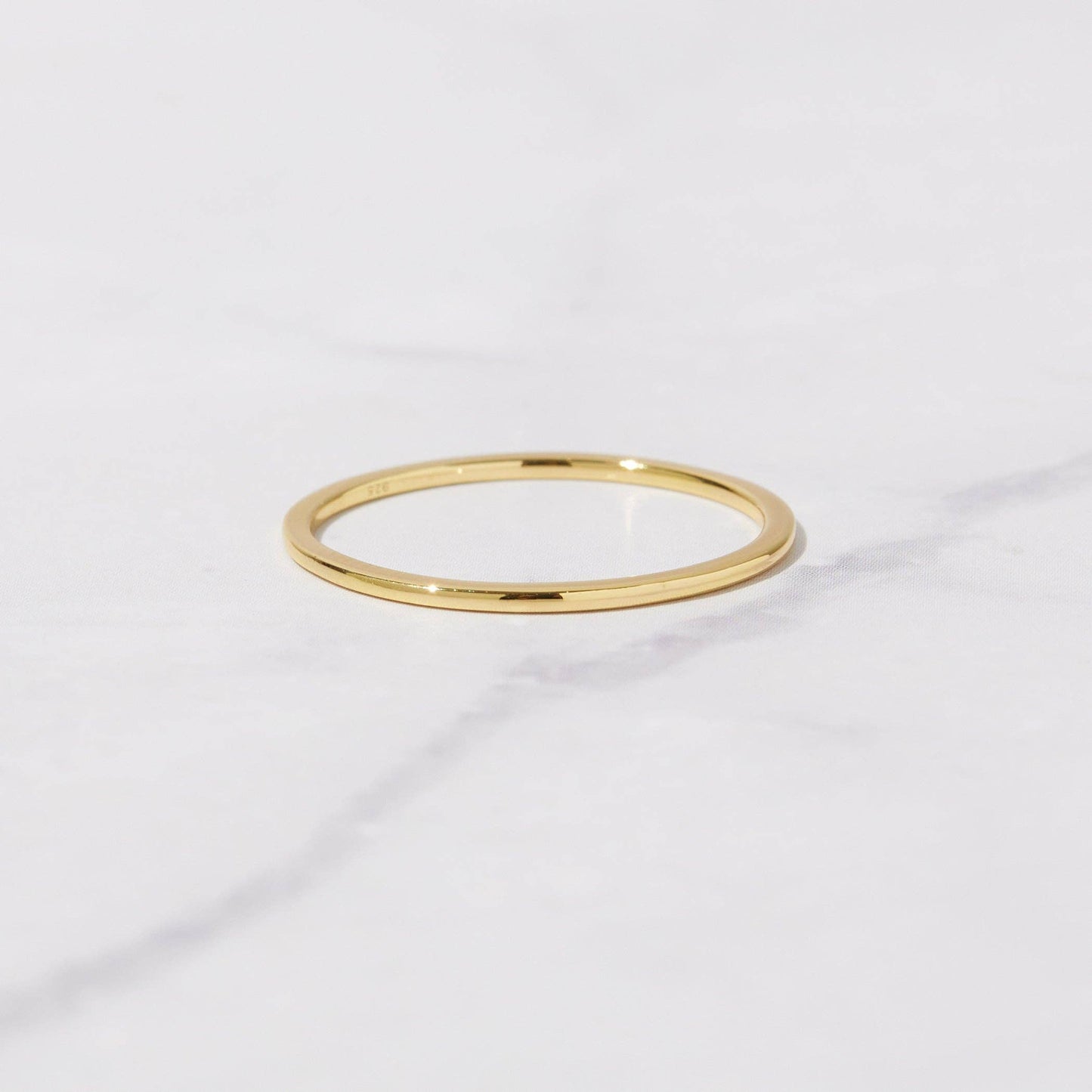 Thin Plain Band: Gold / 7