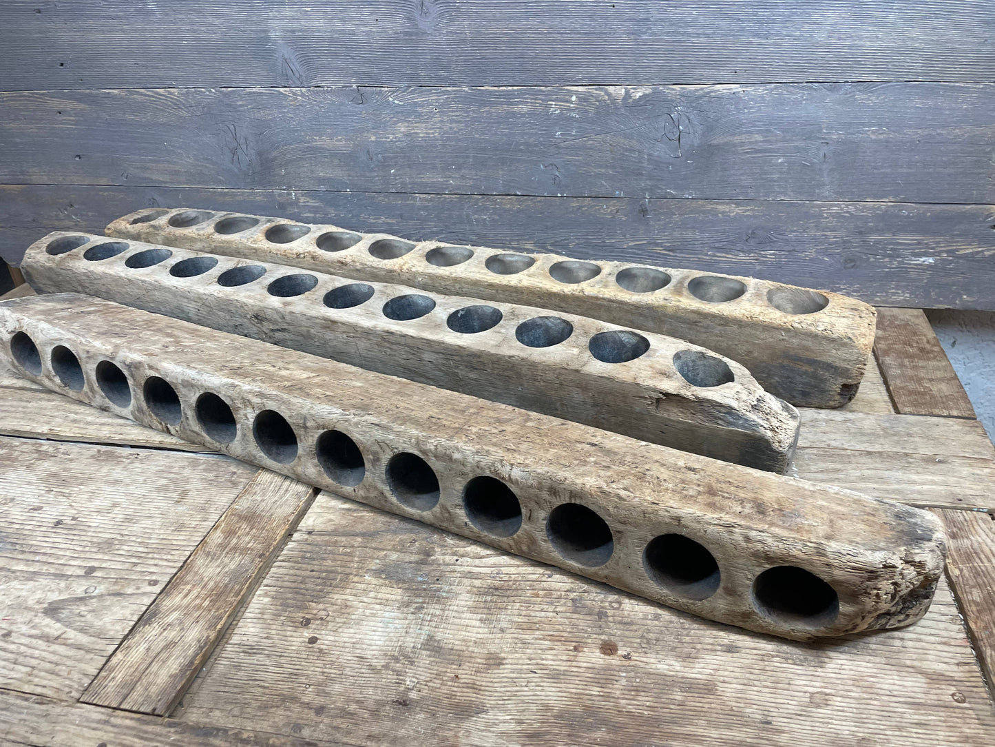 Antique Sugar Mold-12 Hole Original-Alamo
