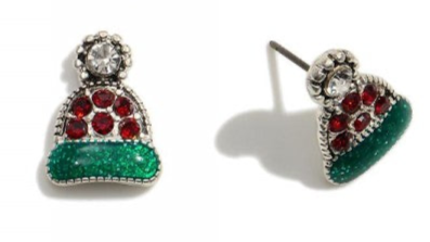 Christmas Stud Earring Beanie