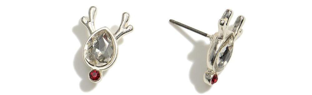 Christmas Stud Earring Rudolph