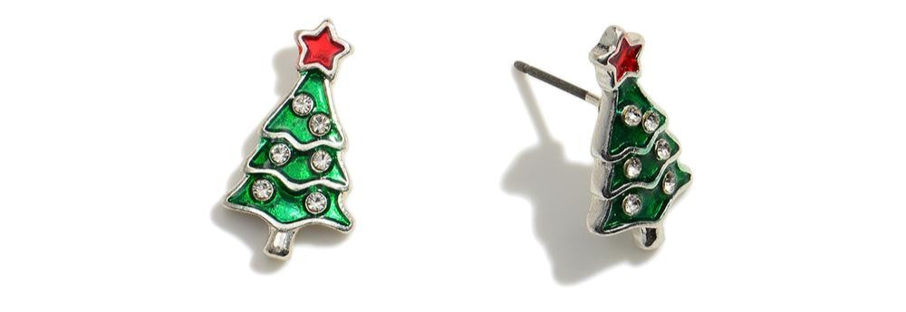 Christmas Stud Earring Christmas Tree