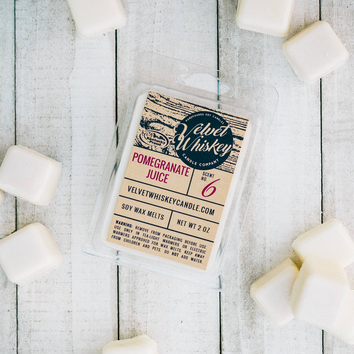2.5 oz Pomegranate Juice Wax Melt - The Mustard Seed Collection, The Seed