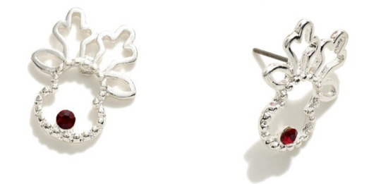 Christmas Stud Earrings Reindeer
