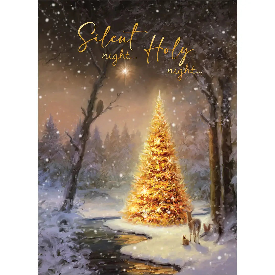 Calm and Bright Christmas Card