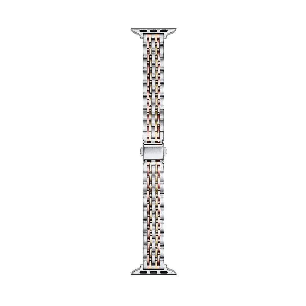 Rainey Skinny Stainless Steel Band for Apple Watch: Silver/Gold / Fits All Models Posh Tech