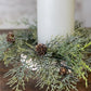 3" Glittering Greens Cedar Candle Ring - The Mustard Seed Collection, The Seed