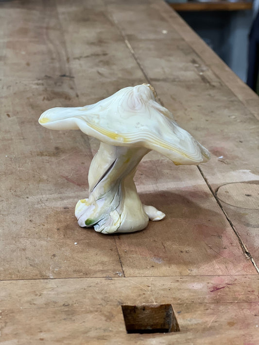 3" Mushroom Candle - The Mustard Seed Collection, The Seed