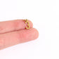 18K Gold PVD Stainless Steel Small Number Charm: 24 WJW