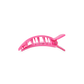 Square Flat Hair Clip | Small | Paradise Pink