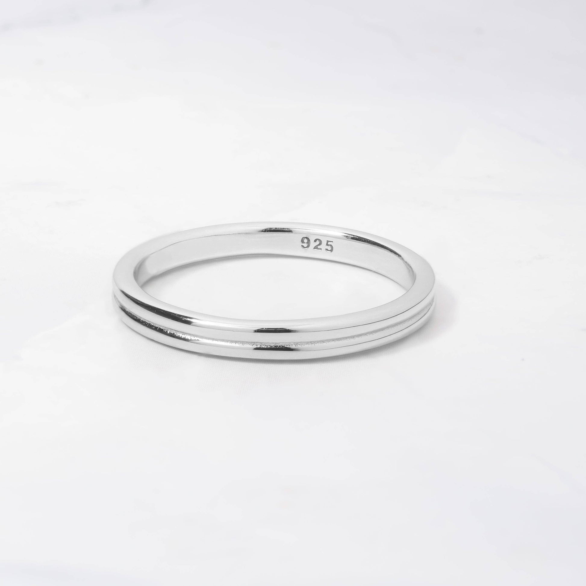 Double Band Ring: Gold / 8