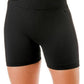 V-Waist Ribbed Shorts – High Waist Sculpt Fit: Black MIO WHOLESALE