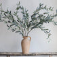 32" Real Touch Premium Quality Olive Branch Leaf Fruit Spray - The Mustard Seed Collection, The Seed