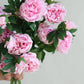 32" Ultra Realistic Elegant Real Touch Artificial Peony: Off-White - The Mustard Seed Collection, The Seed
