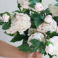 32" Ultra Realistic Elegant Real Touch Artificial Peony: Off-White - The Mustard Seed Collection, The Seed