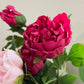 32" Ultra Realistic Elegant Real Touch Artificial Peony: Off-White - The Mustard Seed Collection, The Seed