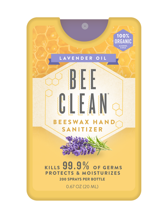 Bee Clean Organic Beeswax Hand Sanitizer Citrus Peppermint