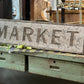 36" Tin "MARKET" Sign - The Mustard Seed Collection, The Seed