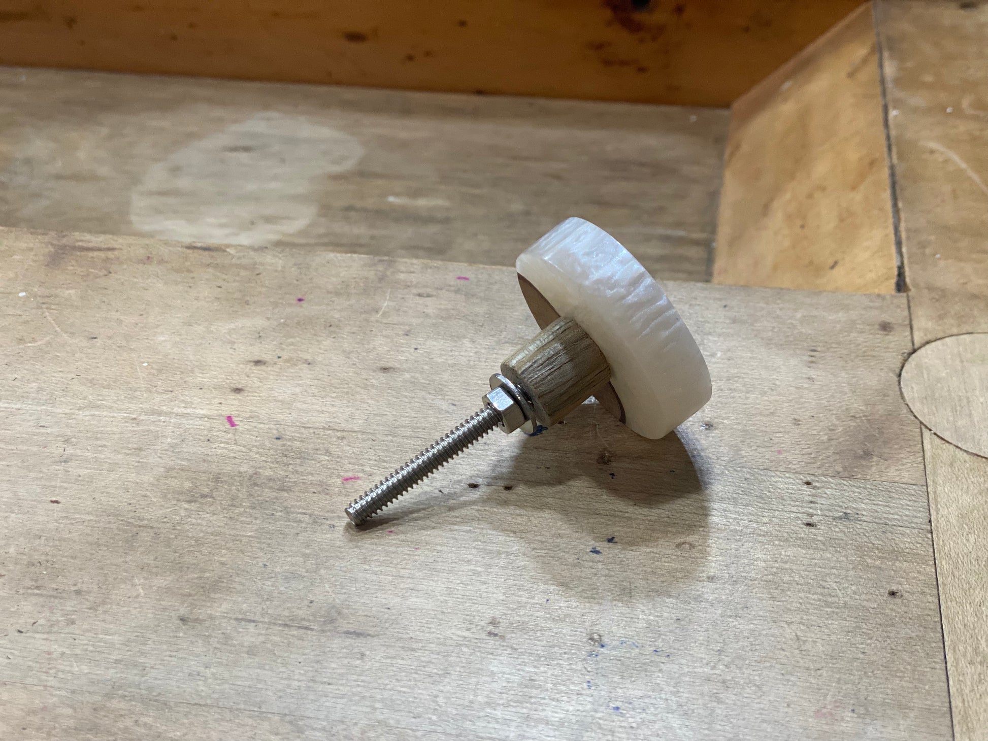 Round Wooden Knob