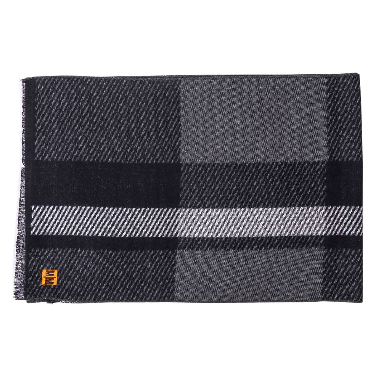 Classic Scarf: Black & Grey