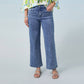 EverStretch Wide Leg Ankle: Medium Denim