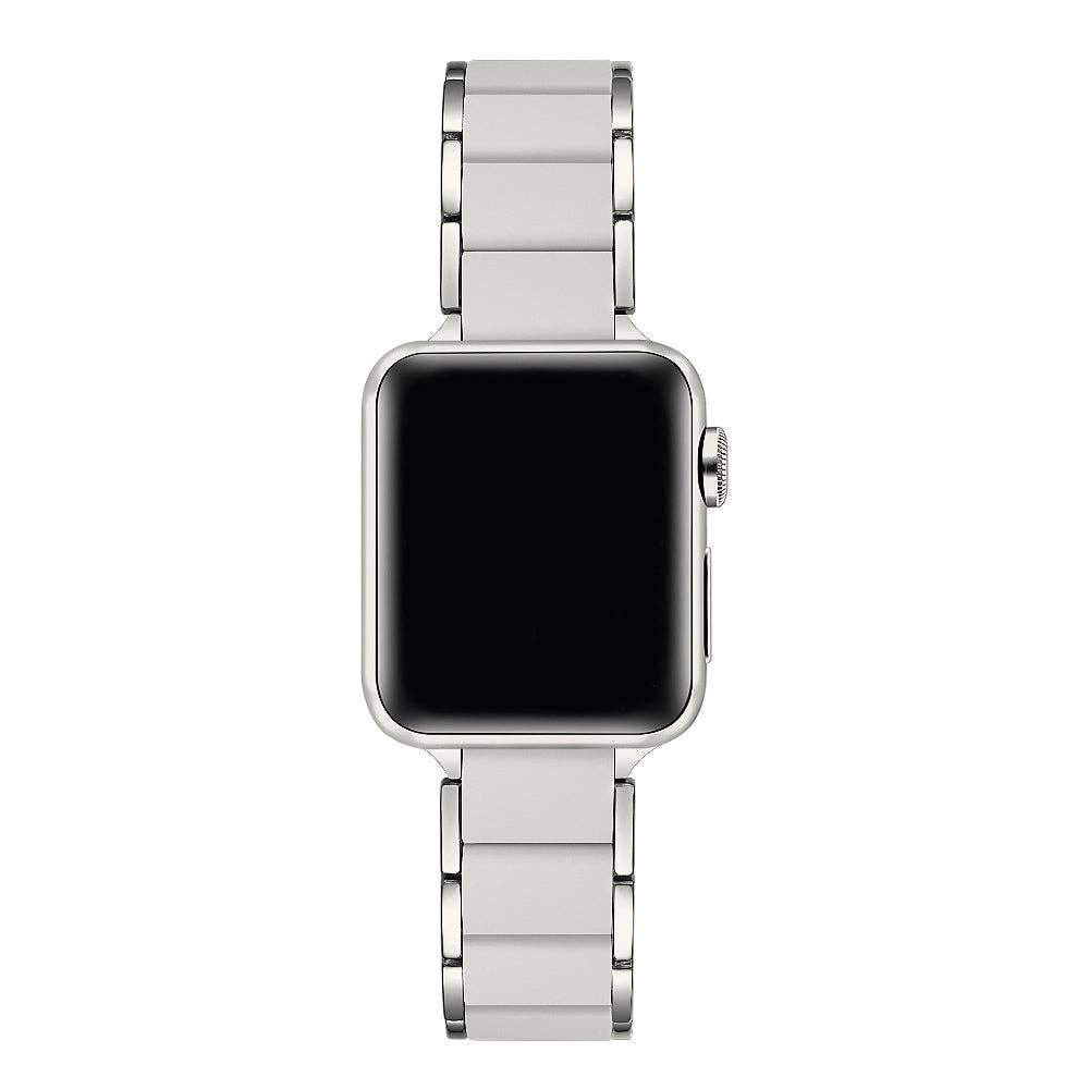Wren Silicone + Stainless Steel Band for Apple Watch: Rose Gold / Fits All Models Posh Tech