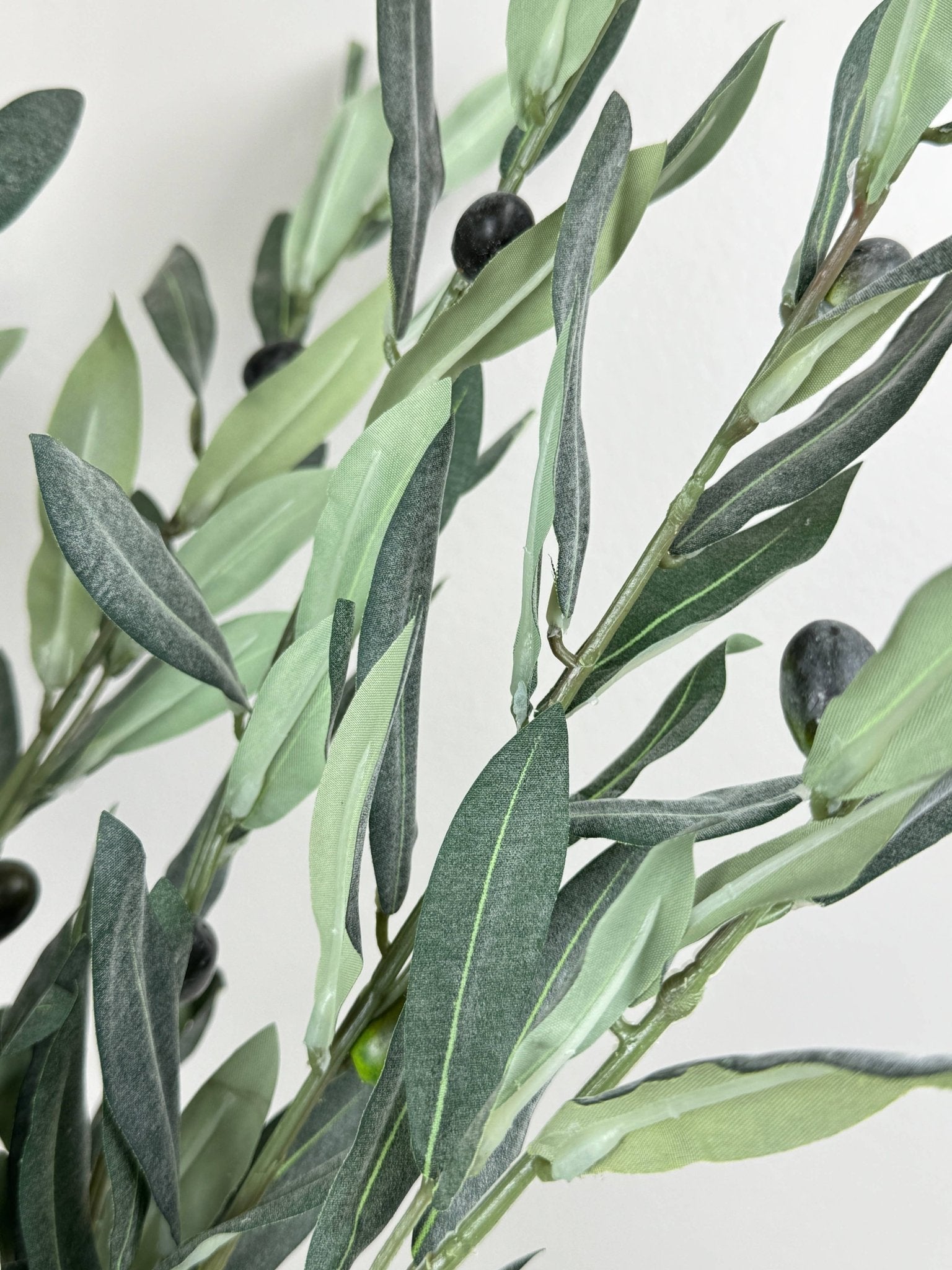 39" Real Touch Premium Quality Olive Branch Leaf Fruit Spray - The Mustard Seed Collection, The Seed