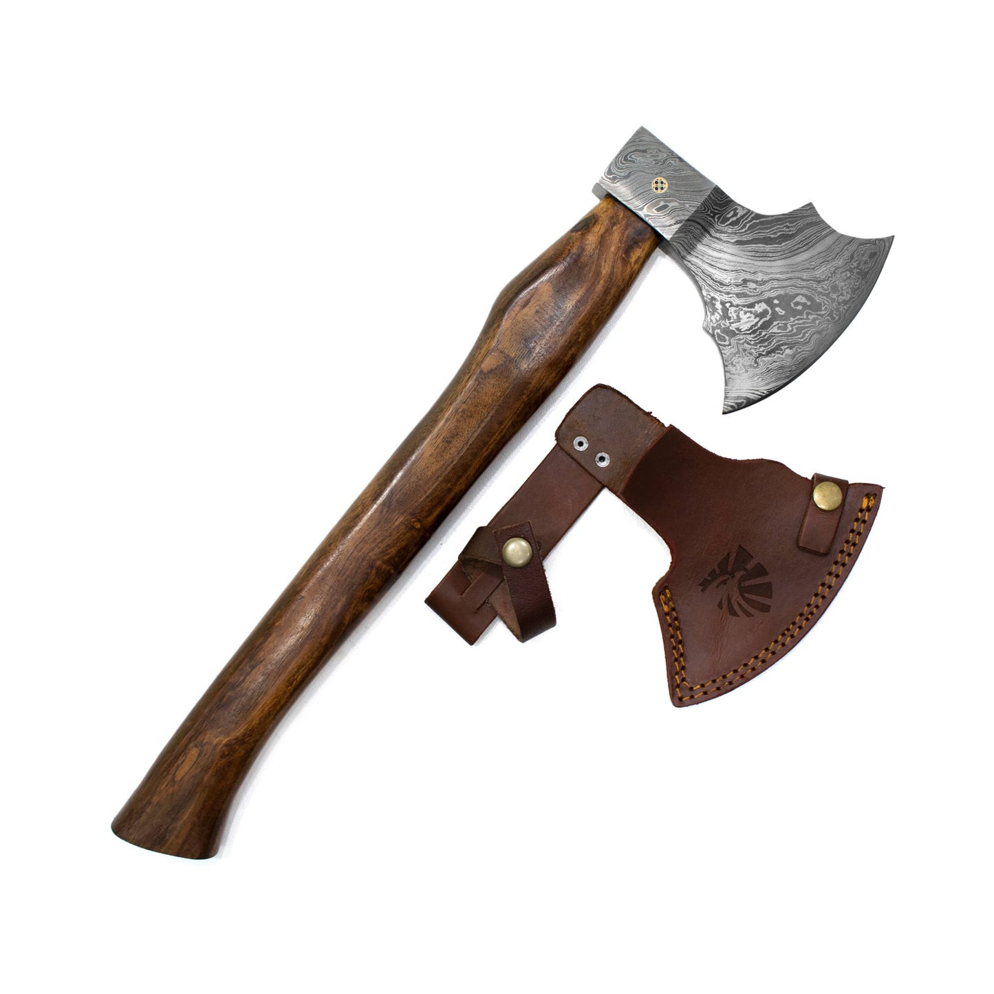 Damascus Steel all around camping Axe