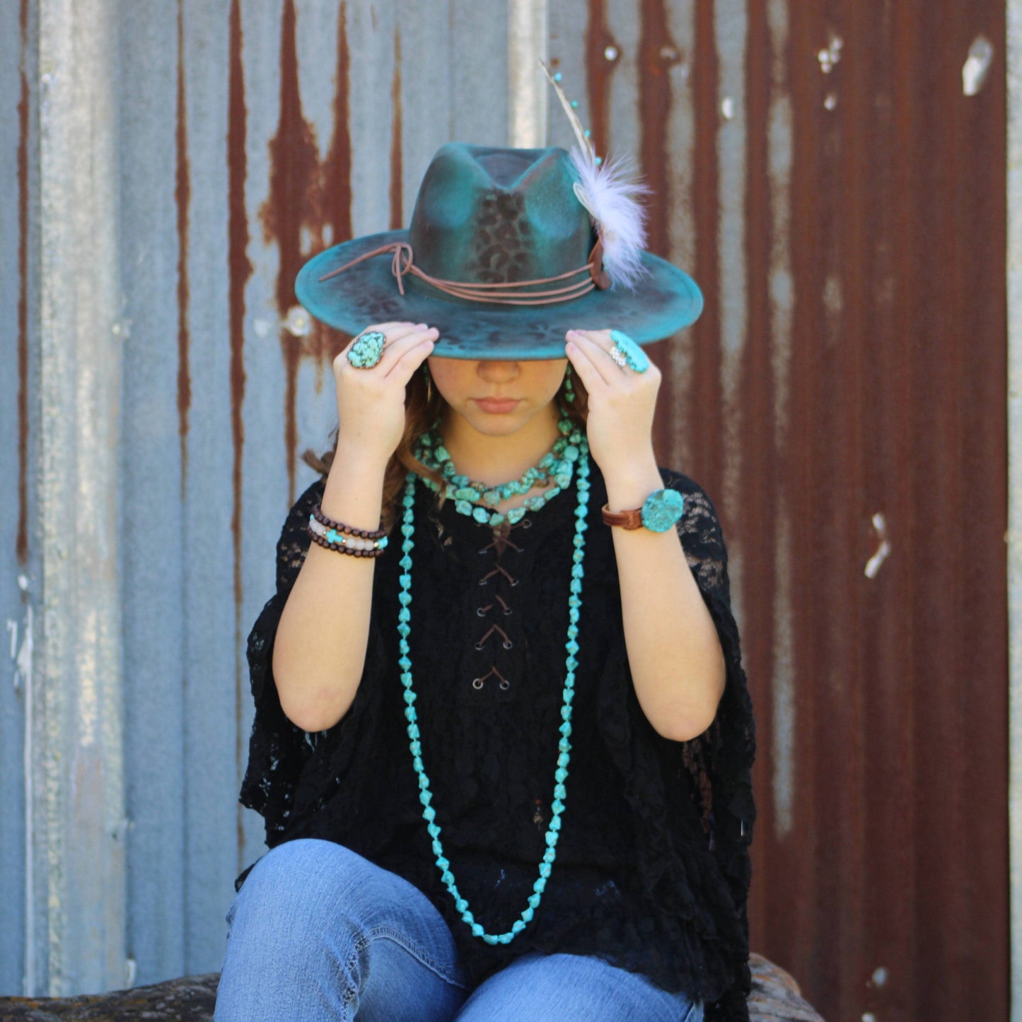 Natural Jade and Howlite Beaded Stretch Breacelet 806w: Multi