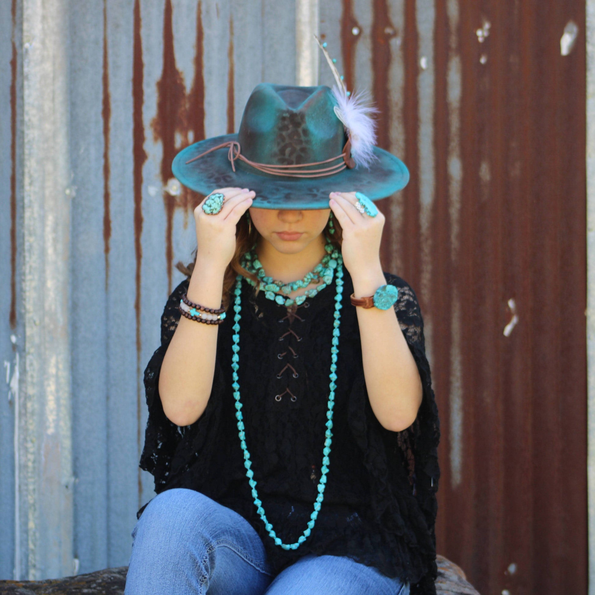 Natural Jade and Howlite Beaded Stretch Breacelet 806w: Multi