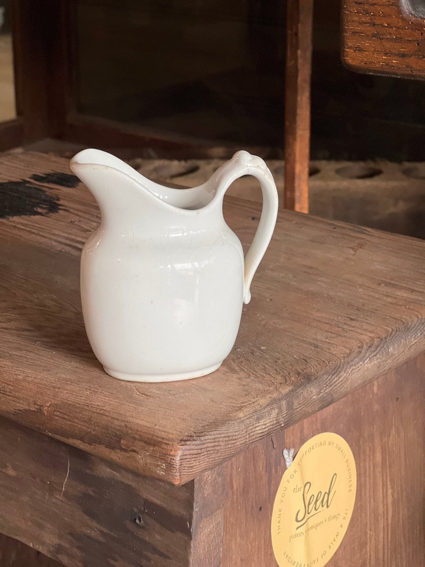 4" Ironstone Pitcher