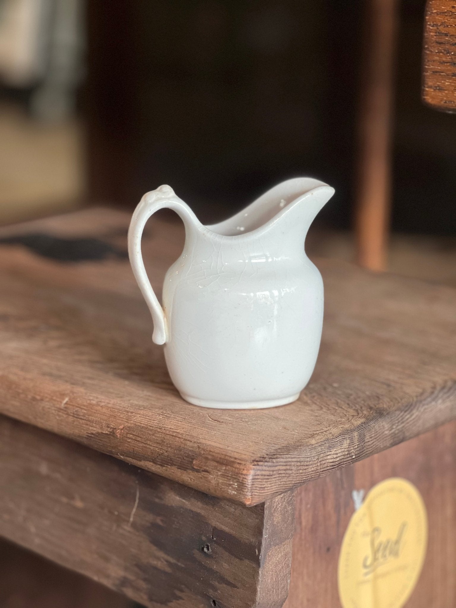 4" Ironstone Pitcher