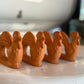 4 Terracotta Rooster Napkin Holders