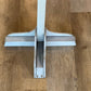 44.5" Vintage Gray Wooden Podium Stand – Slanted Display Lecternfurniture