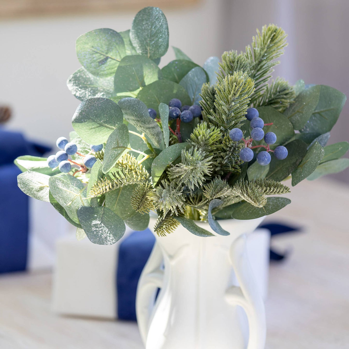 Park Hill Collection Viburnum Berry and Eucalyptus Bundle