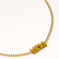 Kace 18K Gold Non-Tarnish CZ Mom Pendant Necklace: Yellow Gold