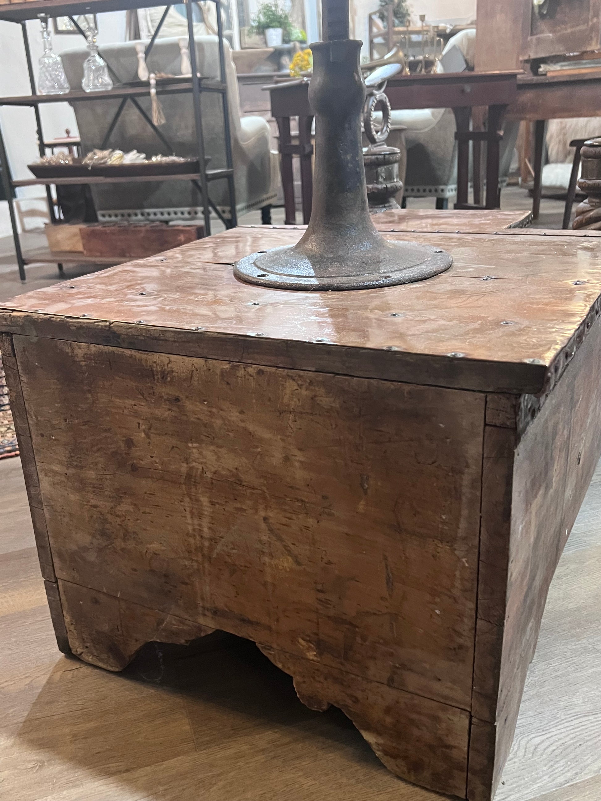 Antique Authentic Whittmore Polishes Shoe Shining Station